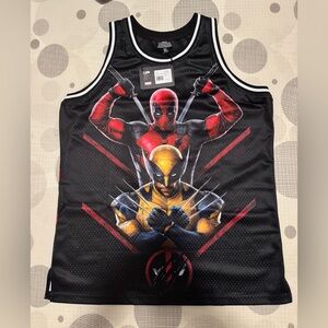 Marvel Black Jersey with Red Accents